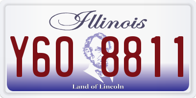 IL license plate Y608811
