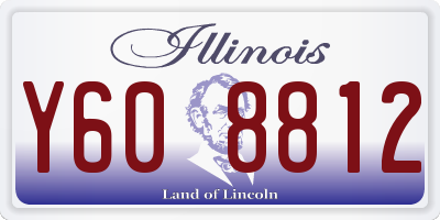 IL license plate Y608812