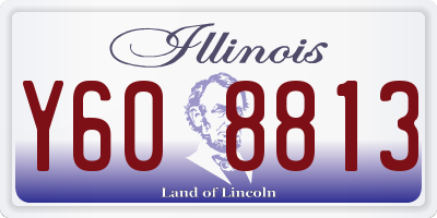 IL license plate Y608813