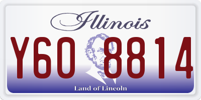 IL license plate Y608814