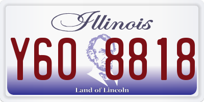 IL license plate Y608818