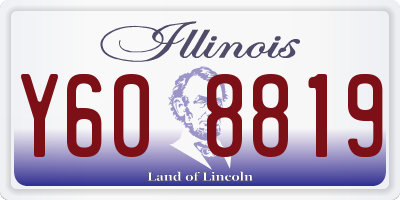 IL license plate Y608819