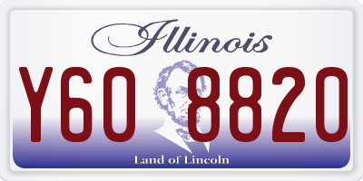 IL license plate Y608820