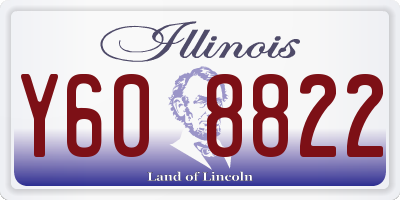 IL license plate Y608822
