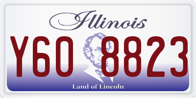 IL license plate Y608823