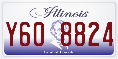 IL license plate Y608824