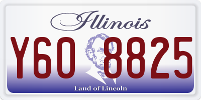 IL license plate Y608825