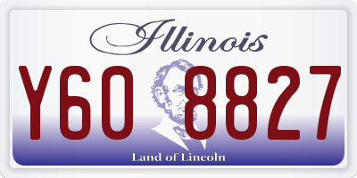 IL license plate Y608827