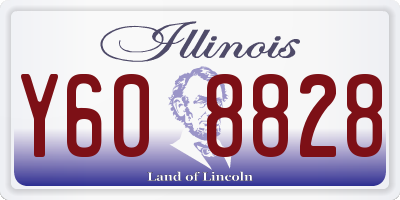 IL license plate Y608828