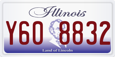 IL license plate Y608832