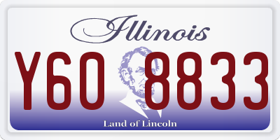 IL license plate Y608833