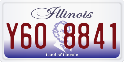 IL license plate Y608841