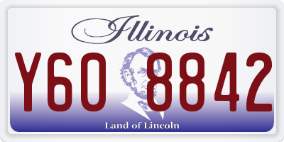 IL license plate Y608842
