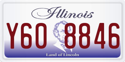 IL license plate Y608846