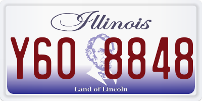 IL license plate Y608848