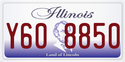 IL license plate Y608850