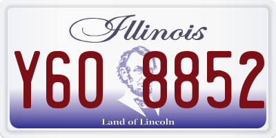 IL license plate Y608852