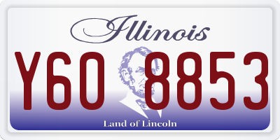 IL license plate Y608853