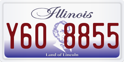 IL license plate Y608855