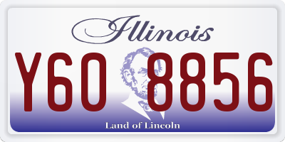 IL license plate Y608856