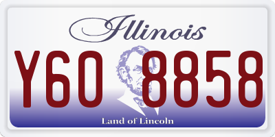 IL license plate Y608858