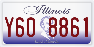 IL license plate Y608861