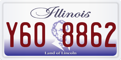 IL license plate Y608862
