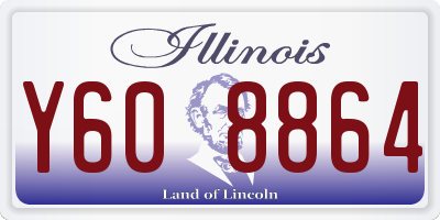 IL license plate Y608864
