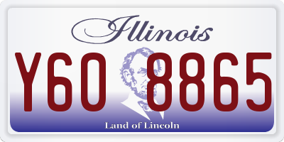 IL license plate Y608865