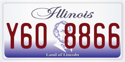 IL license plate Y608866