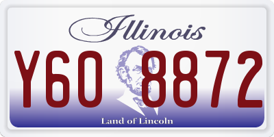 IL license plate Y608872