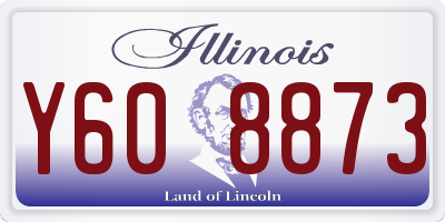 IL license plate Y608873