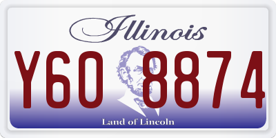 IL license plate Y608874