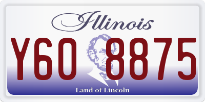 IL license plate Y608875