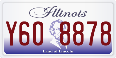 IL license plate Y608878