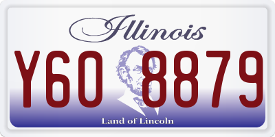 IL license plate Y608879