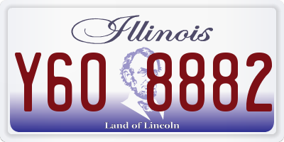 IL license plate Y608882