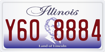 IL license plate Y608884