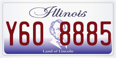 IL license plate Y608885