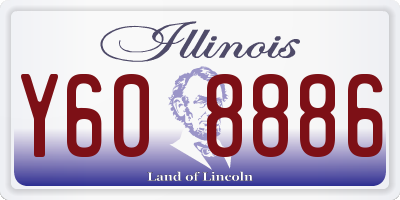 IL license plate Y608886