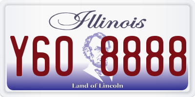 IL license plate Y608888