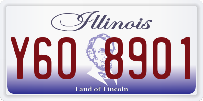 IL license plate Y608901