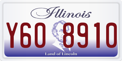 IL license plate Y608910