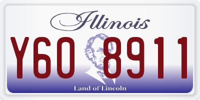 IL license plate Y608911