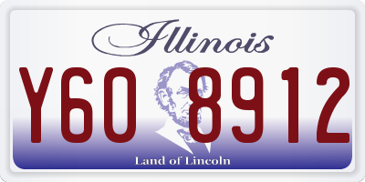 IL license plate Y608912
