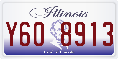 IL license plate Y608913