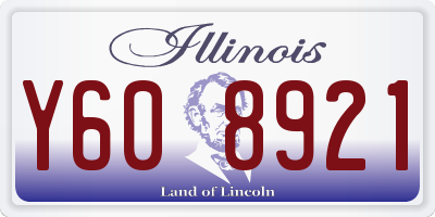 IL license plate Y608921