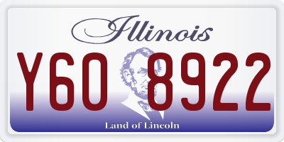 IL license plate Y608922