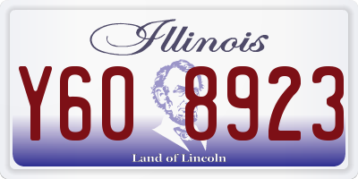 IL license plate Y608923