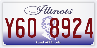 IL license plate Y608924